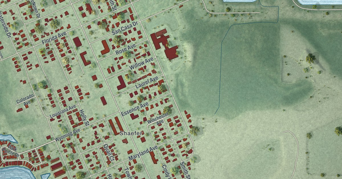 Map of Grove City, Florida in 2026