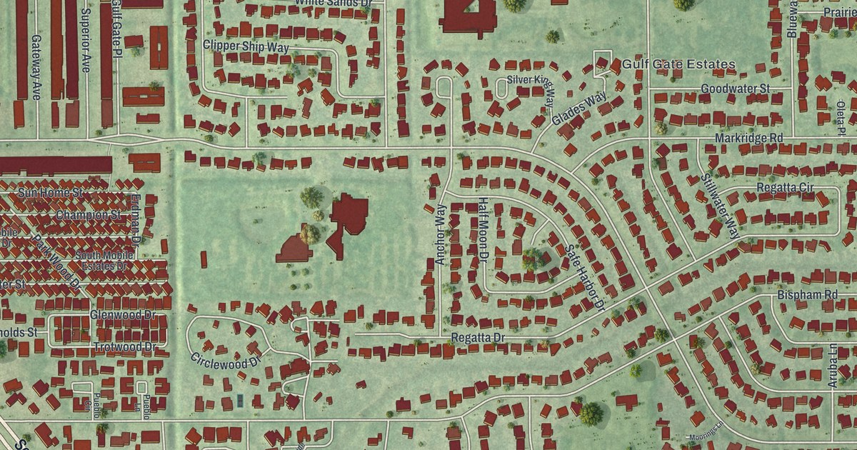 Map of Gulf Gate, Florida in 2026