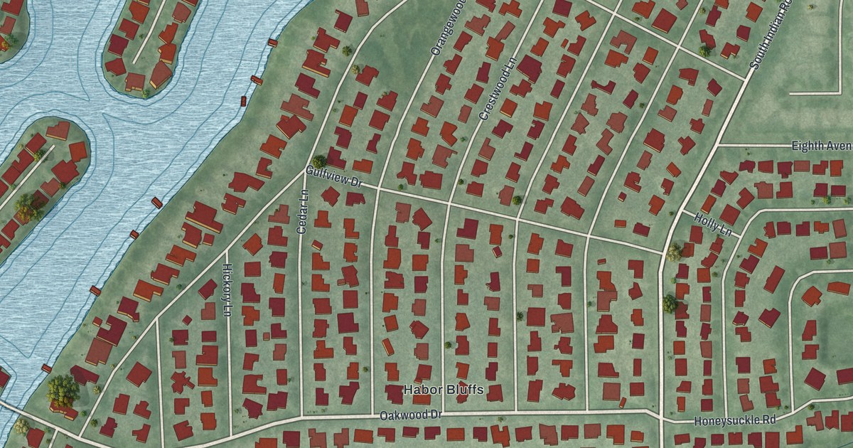 Map of Harbor Bluffs, Florida in 2026
