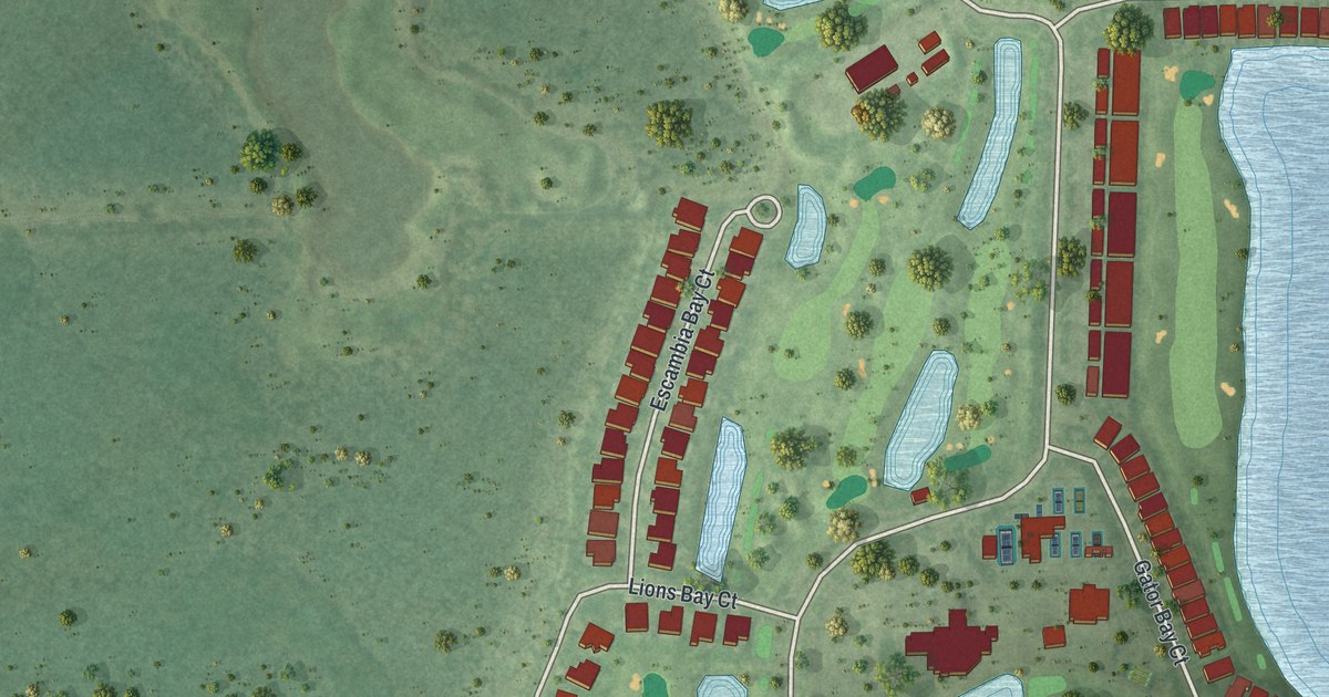 Map of Heritage Bay, Florida in 2026