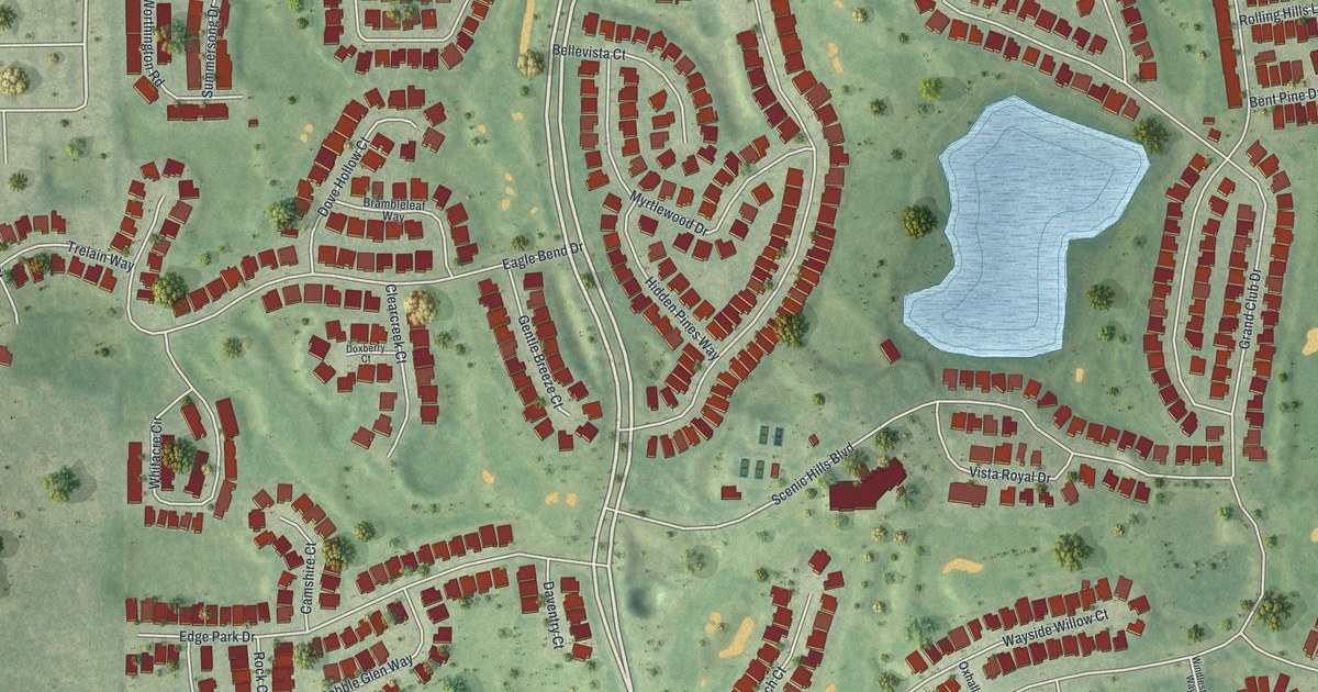 Map of Heritage Pines, Florida in 2026