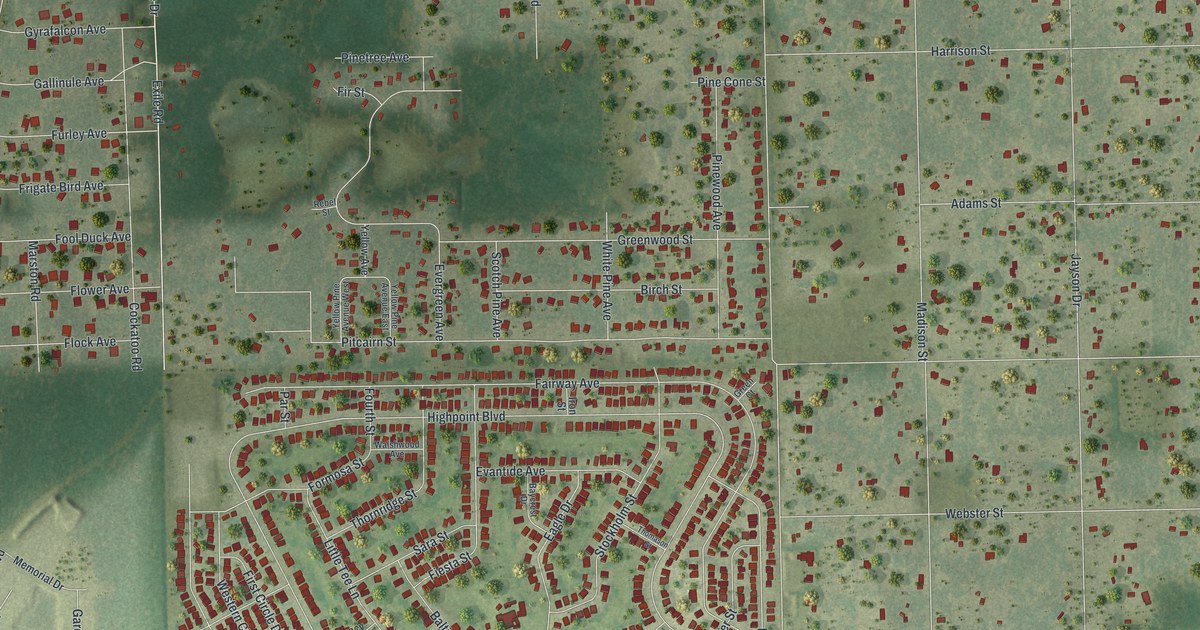 Map of High Point, Florida in 2026