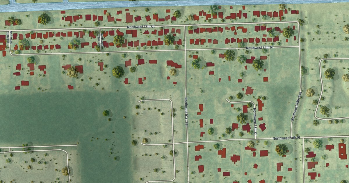 Map of Hillsboro Pines, Florida in 2026