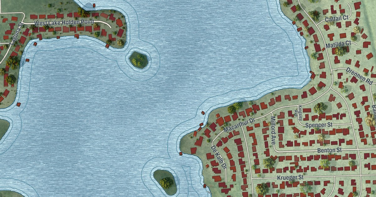 Map of Holden Lakes, Florida in 2026