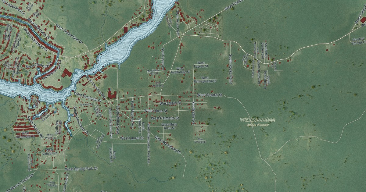 Map of Homosassa, Florida in 2026