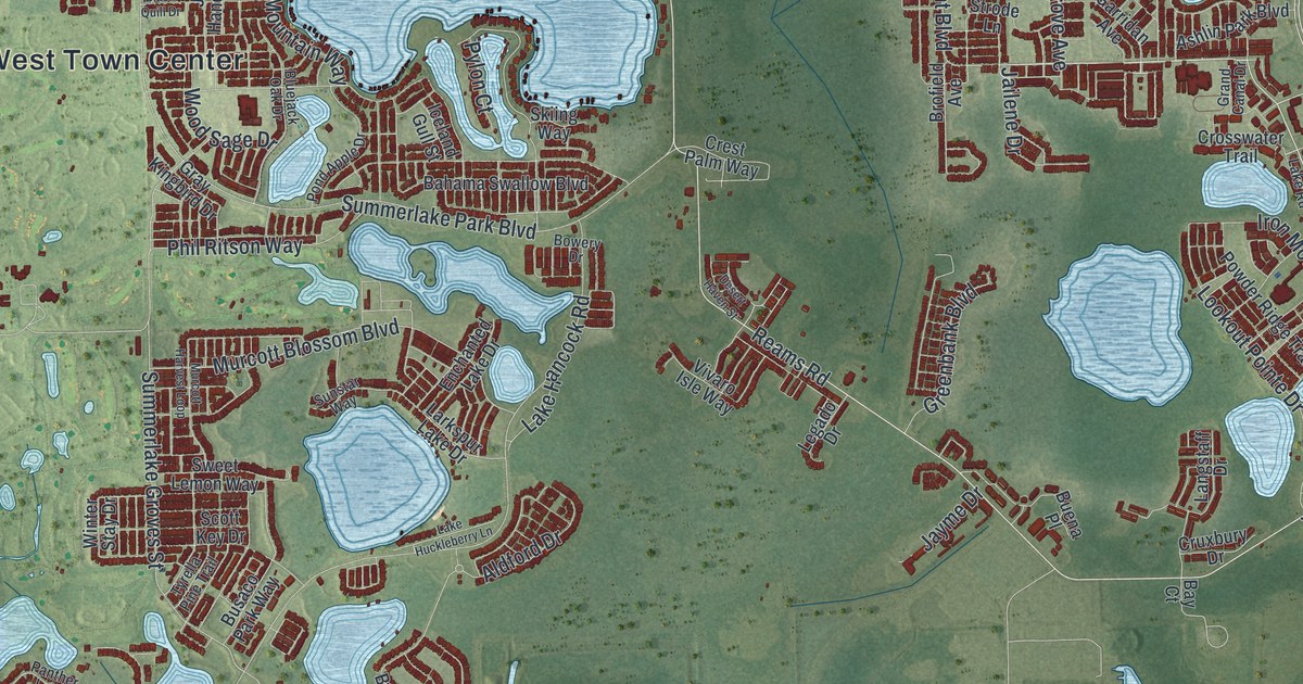 Map of Horizon West, Florida in 2026