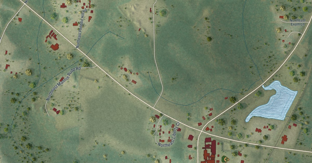 Map of Hosford, Florida in 2026