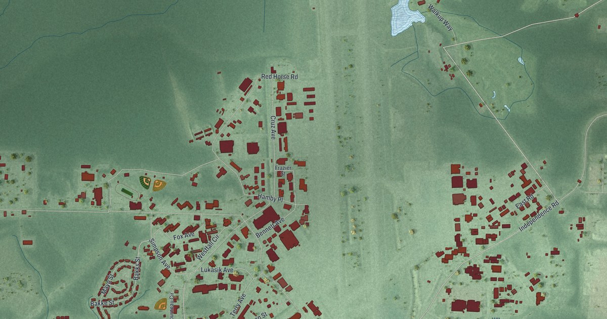 Map of Hurlburt Field, Florida in 2026