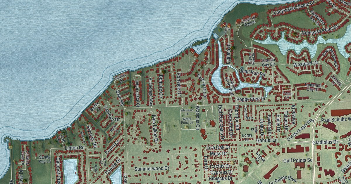 Map of Iona, Florida in 2026