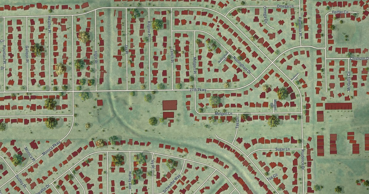 Map of Kensington Park, Florida in 2026