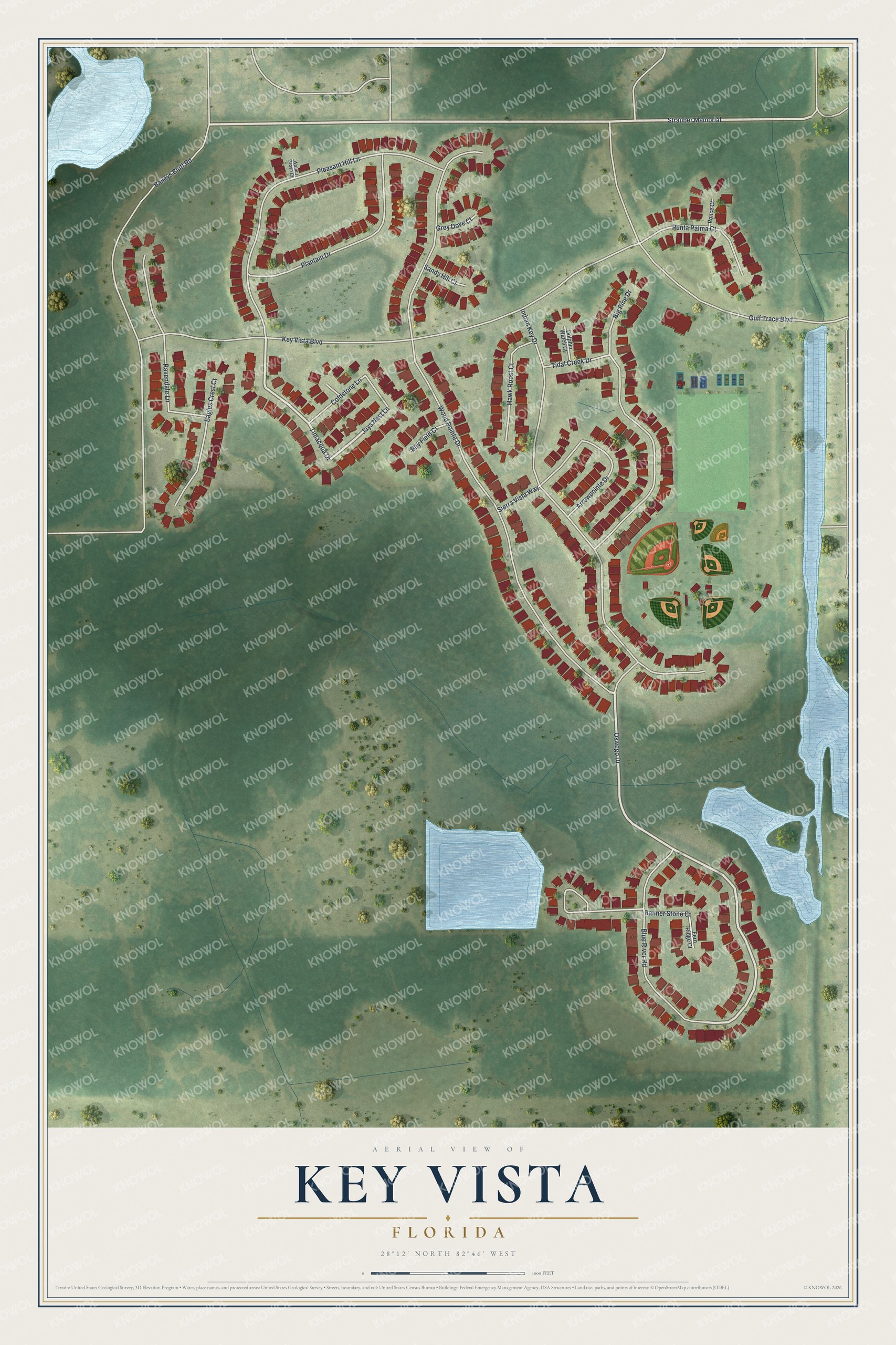 Watermarked full-map preview of Key Vista, Florida