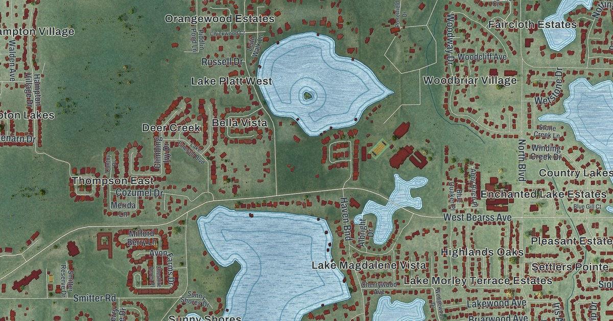 Map of Lake Magdalene, Florida in 2026