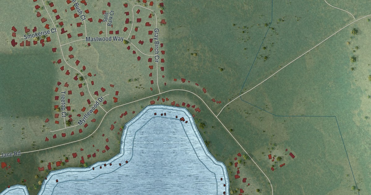 Map of Lake Mary Jane, Florida in 2026