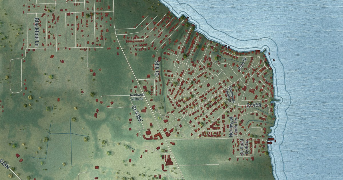 Map of Lake Panasoffkee, Florida in 2026