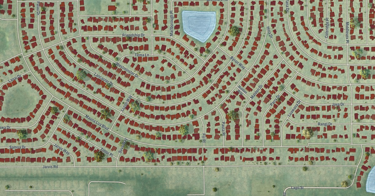 Map of Lake Sarasota, Florida in 2026