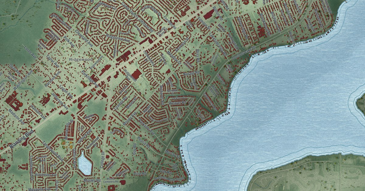 Map of Lakeside, Florida in 2026