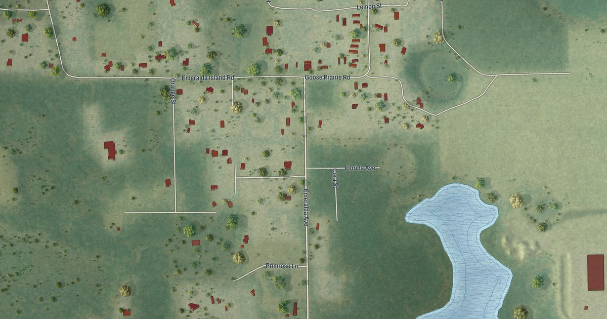 Map of Lisbon, Florida in 2026