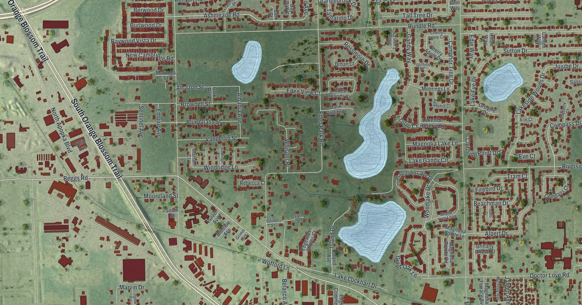 Map of Lockhart, Florida in 2026