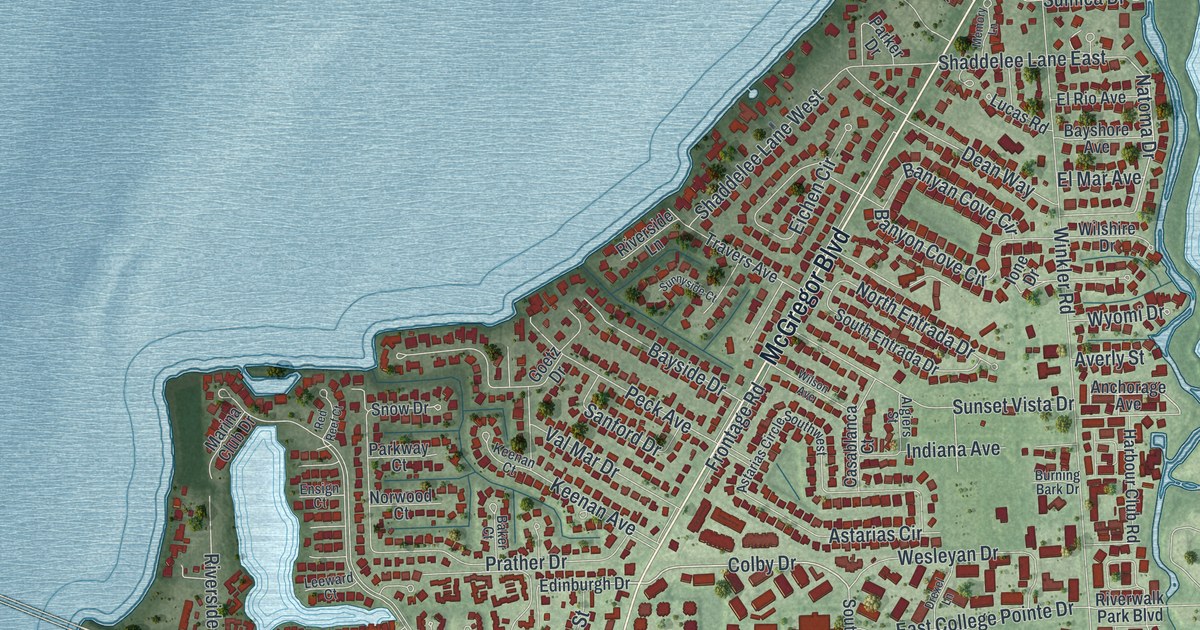 Map of McGregor, Florida in 2026