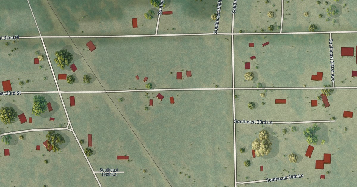 Map of Morriston, Florida in 2026