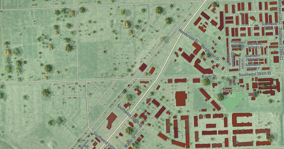 Map of Naranja, Florida in 2026