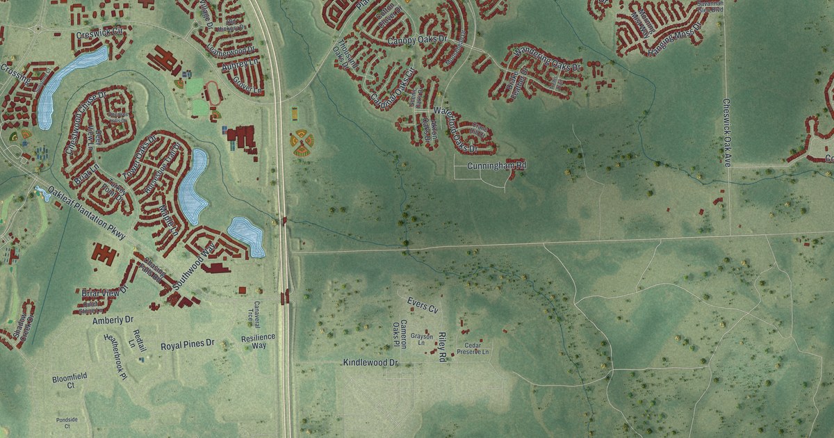 Map of Oakleaf Plantation, Florida in 2026