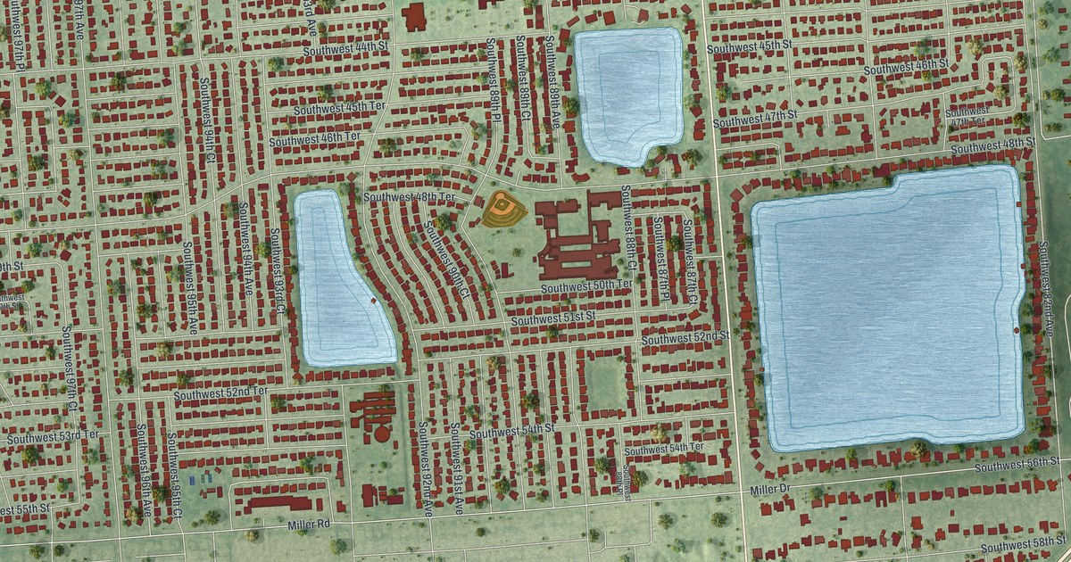 Map of Olympia Heights, Florida in 2026