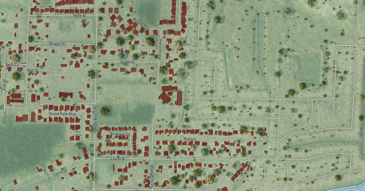 Map of Oriole Beach, Florida in 2026