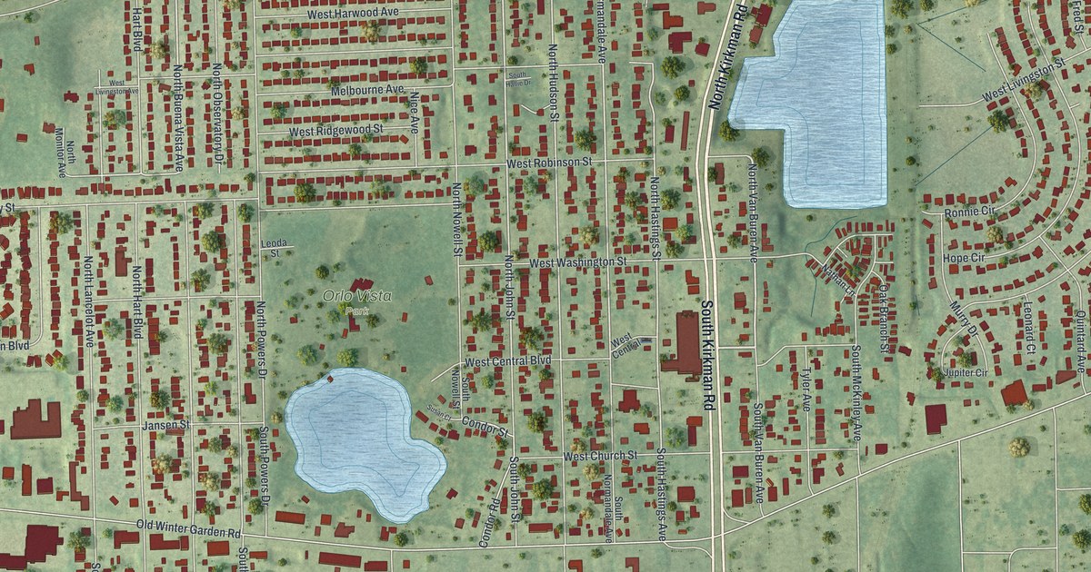 Map of Orlovista, Florida in 2026