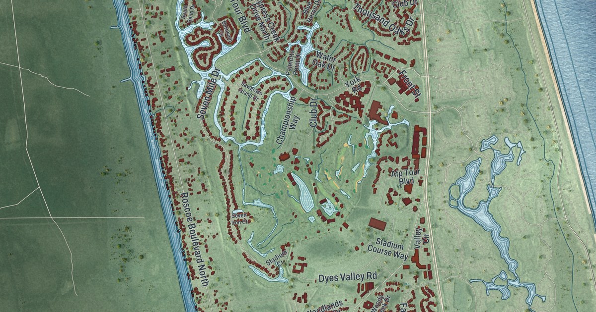 Map of Palm Valley, Florida in 2026