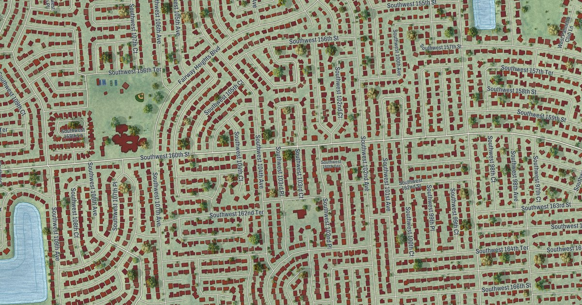 Map of Palmetto Estates, Florida in 2026
