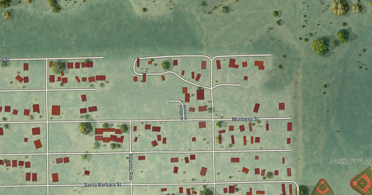 Map of Palmona Park, Florida in 2026