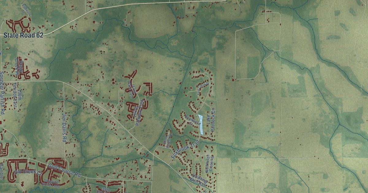 Detailed Map of Parrish, Florida