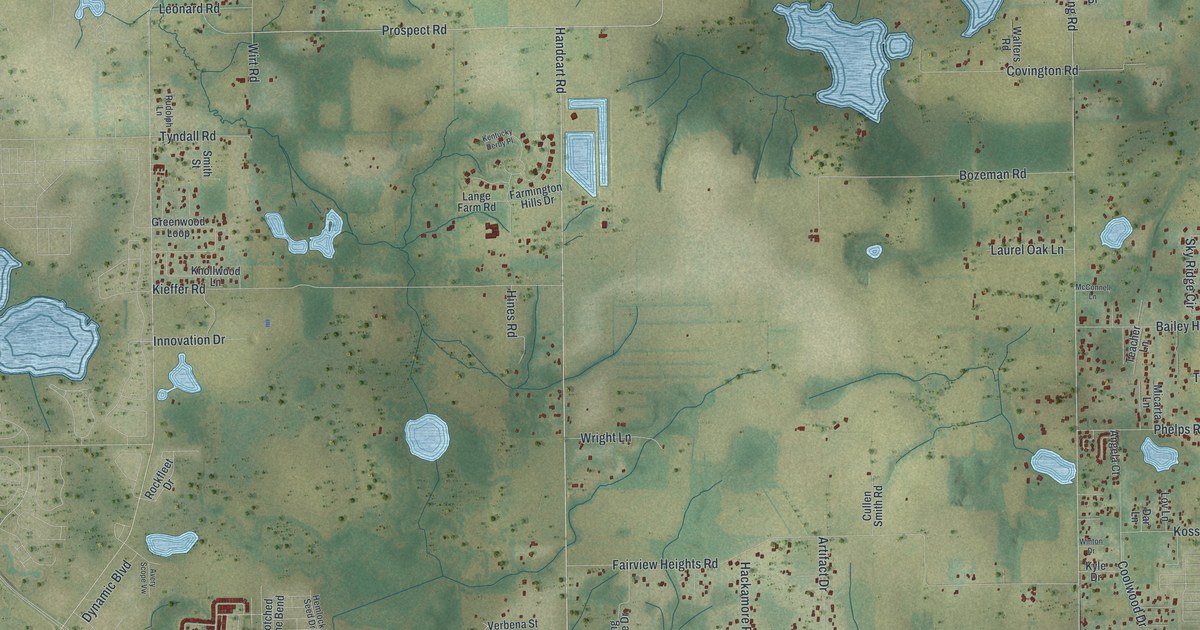 Map of Pasadena Hills, Florida in 2026