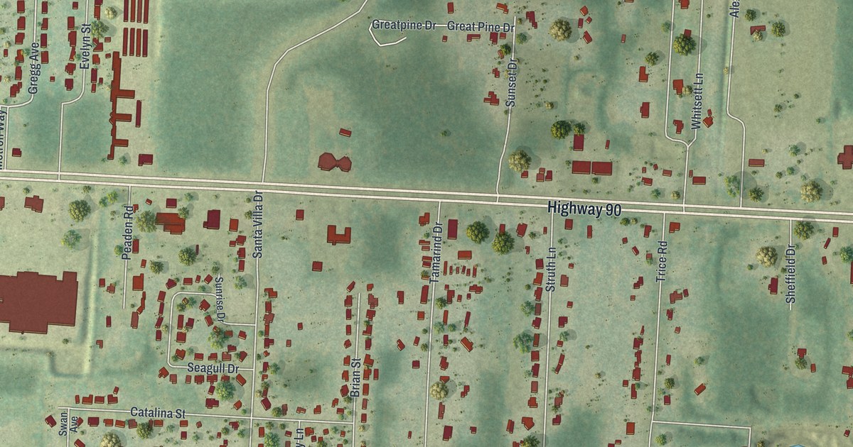 Map of Pea Ridge, Florida in 2026