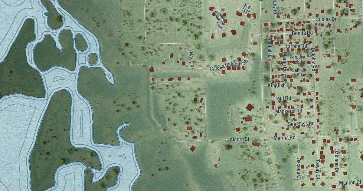 Map of Pine Island Center, Florida in 2026