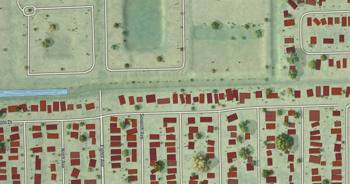Map of Pine Manor, Florida in 2026