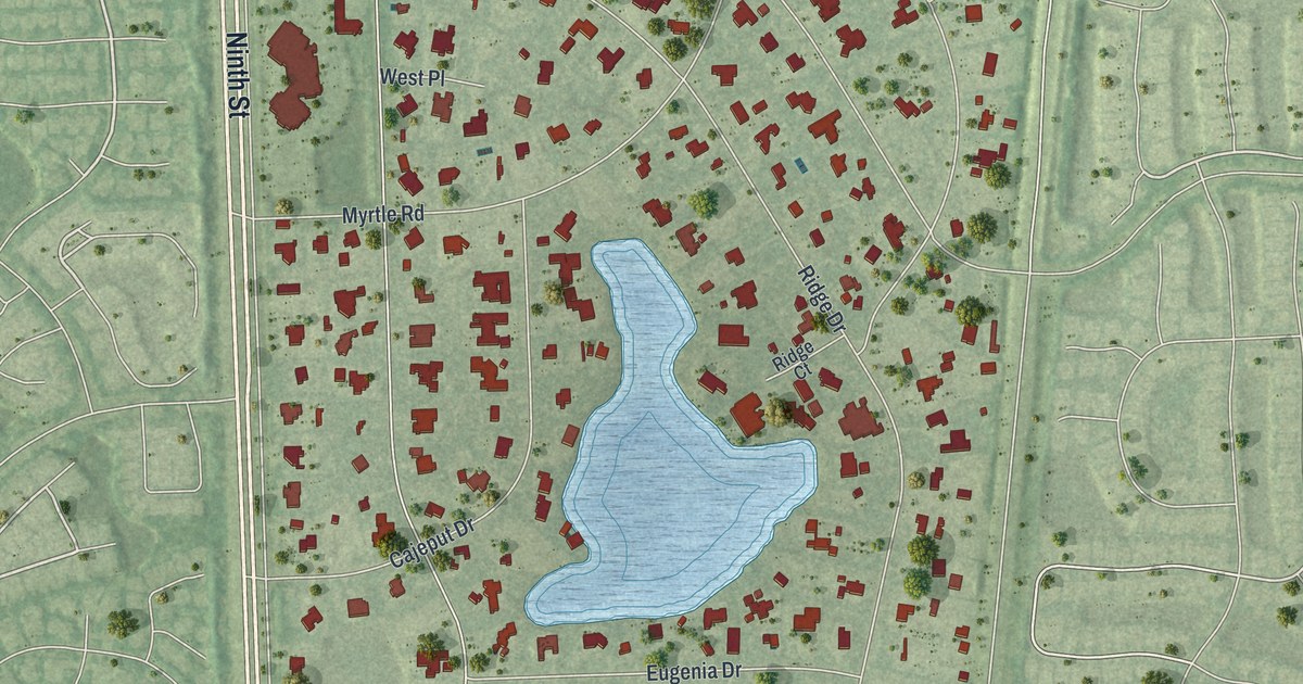 Map of Pine Ridge, Collier County, Florida in 2026