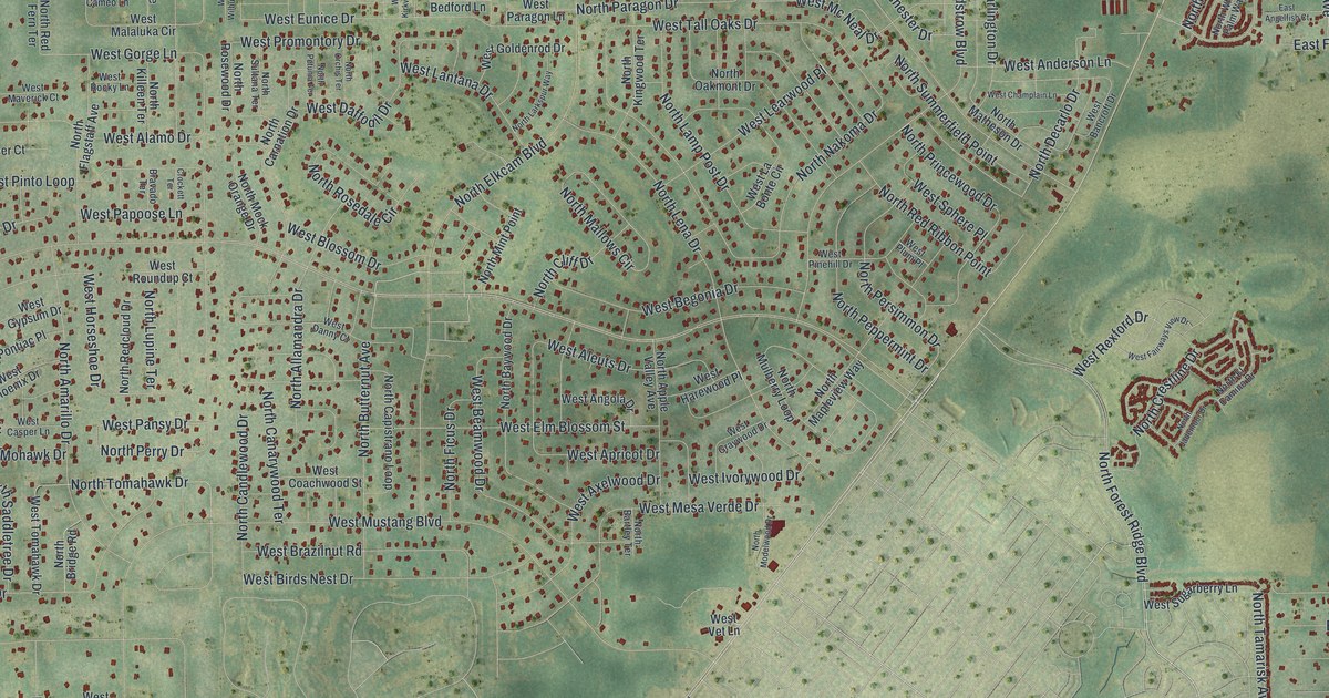 Map of Pine Ridge, Florida in 2026