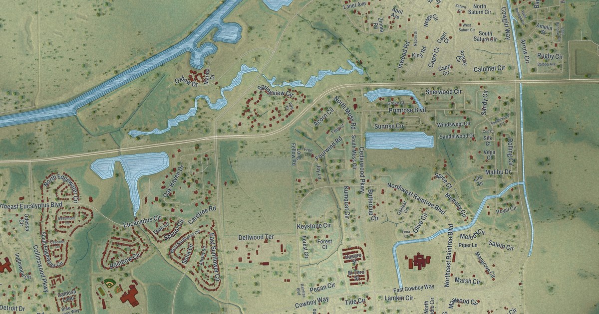 Map of Port LaBelle, Florida in 2026
