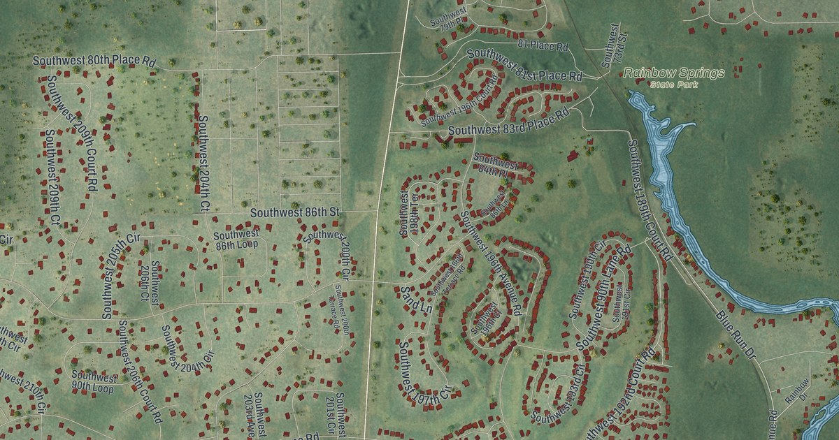 Map of Rainbow Springs, Florida in 2026