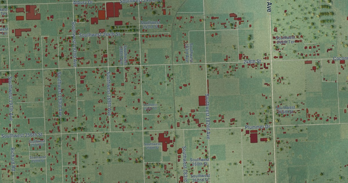 Detailed Map of Redland, Florida