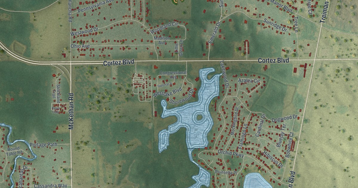 Map of Ridge Manor, Florida in 2026