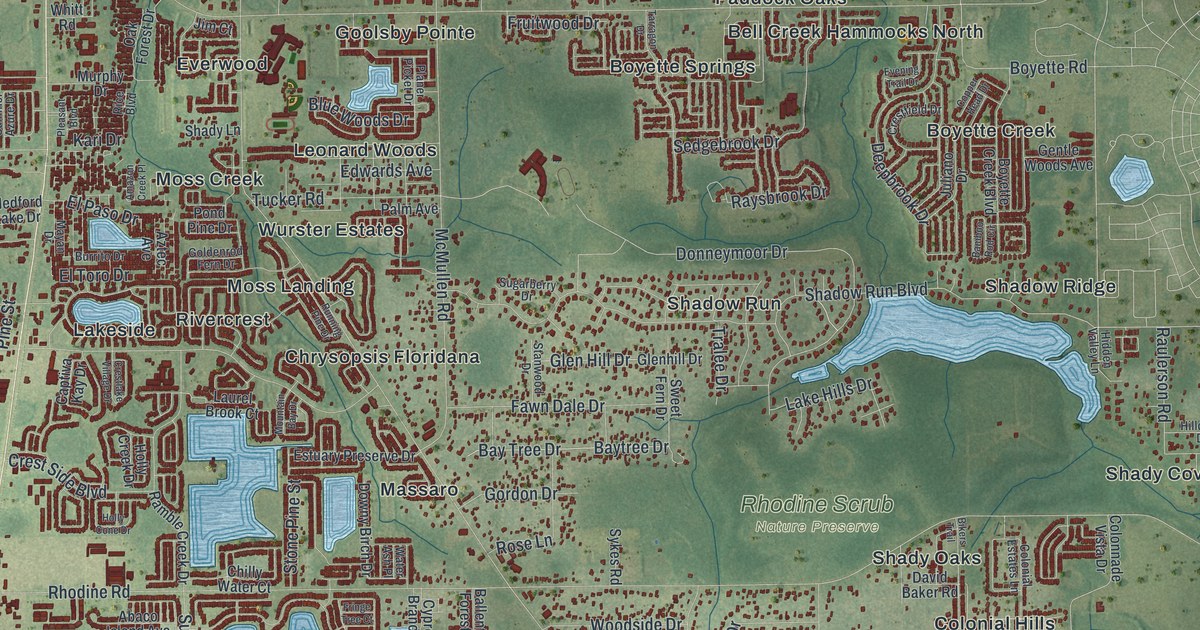 Map of Riverview, Florida in 2026