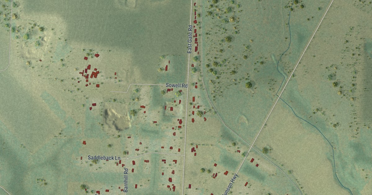 Map of Roeville, Florida in 2026
