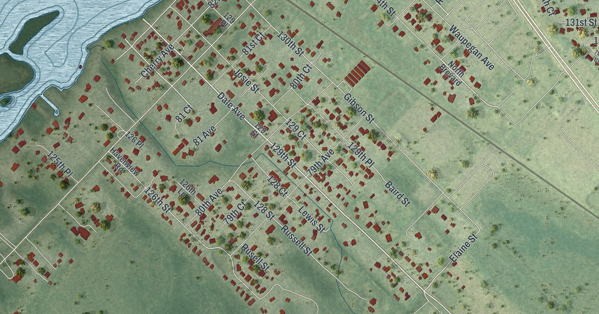 Map of Roseland, Florida in 2026