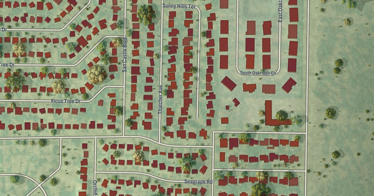 Map of San Castle, Florida in 2026
