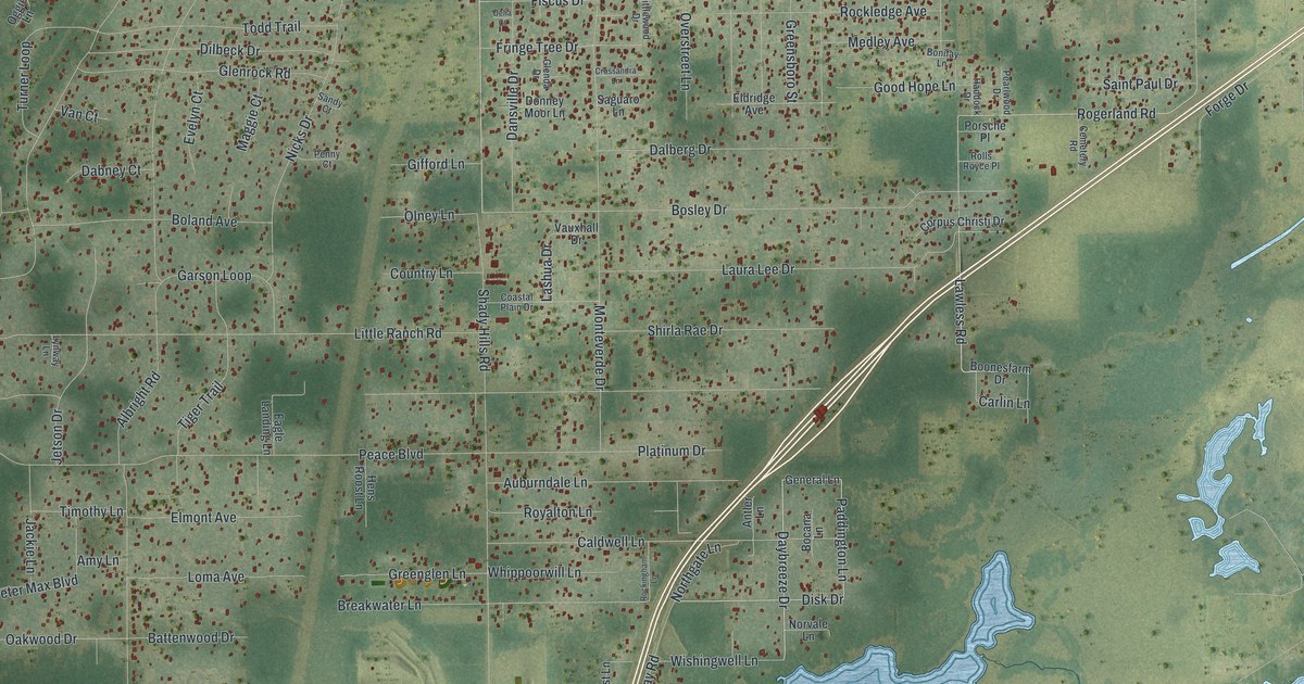 Map of Shady Hills, Florida in 2026
