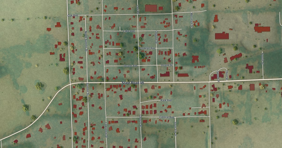 Map of Sorrento, Florida in 2026