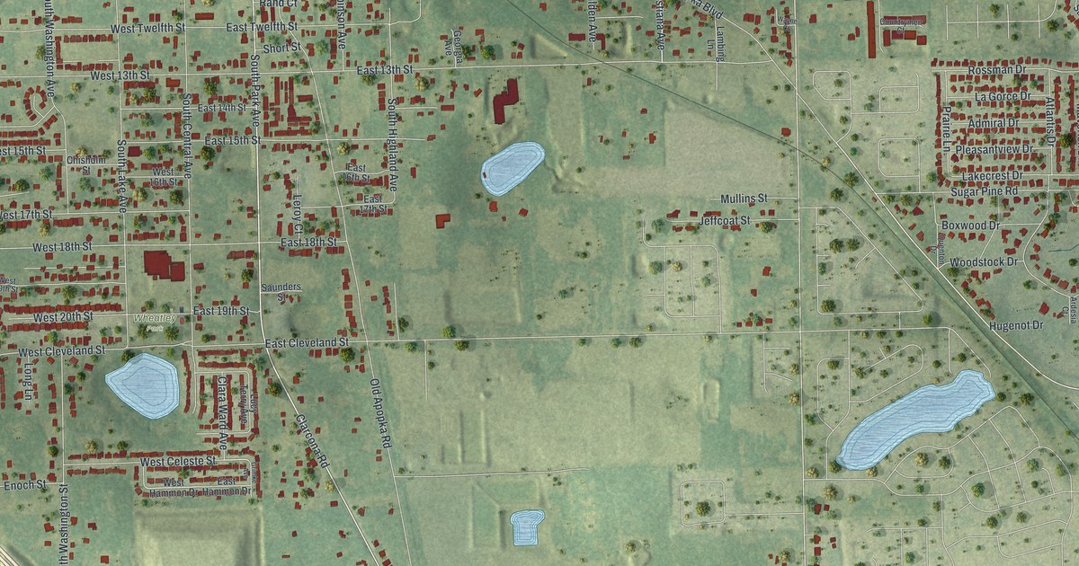 Map of South Apopka, Florida in 2026